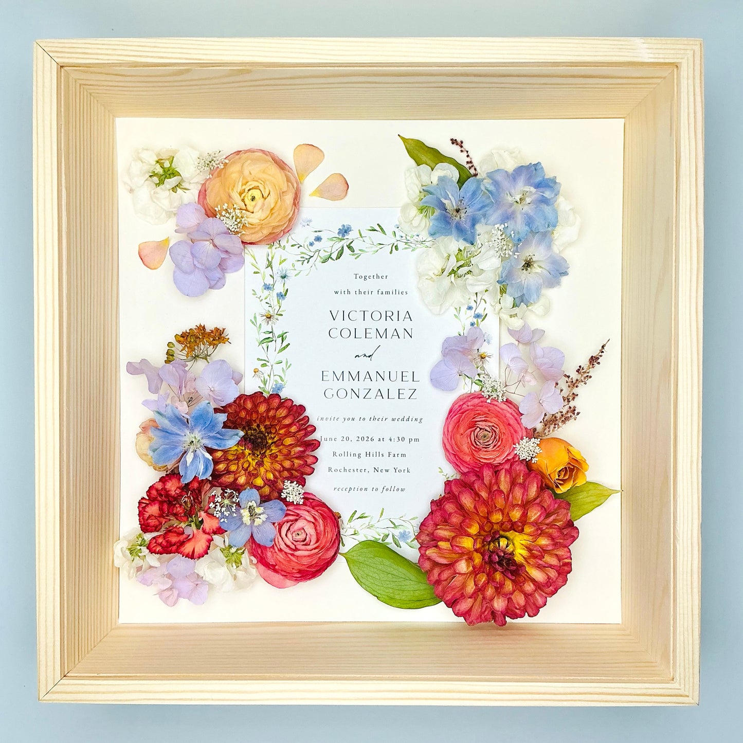 Invitation Card Shadow Box