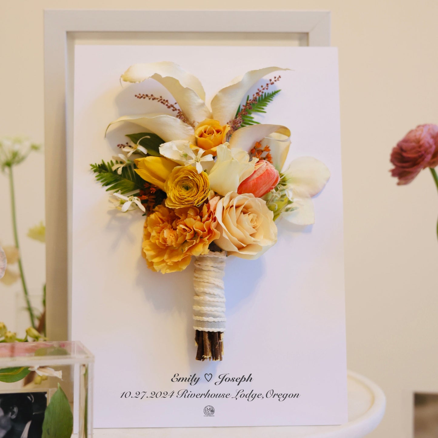 Bouquet Shadow Box